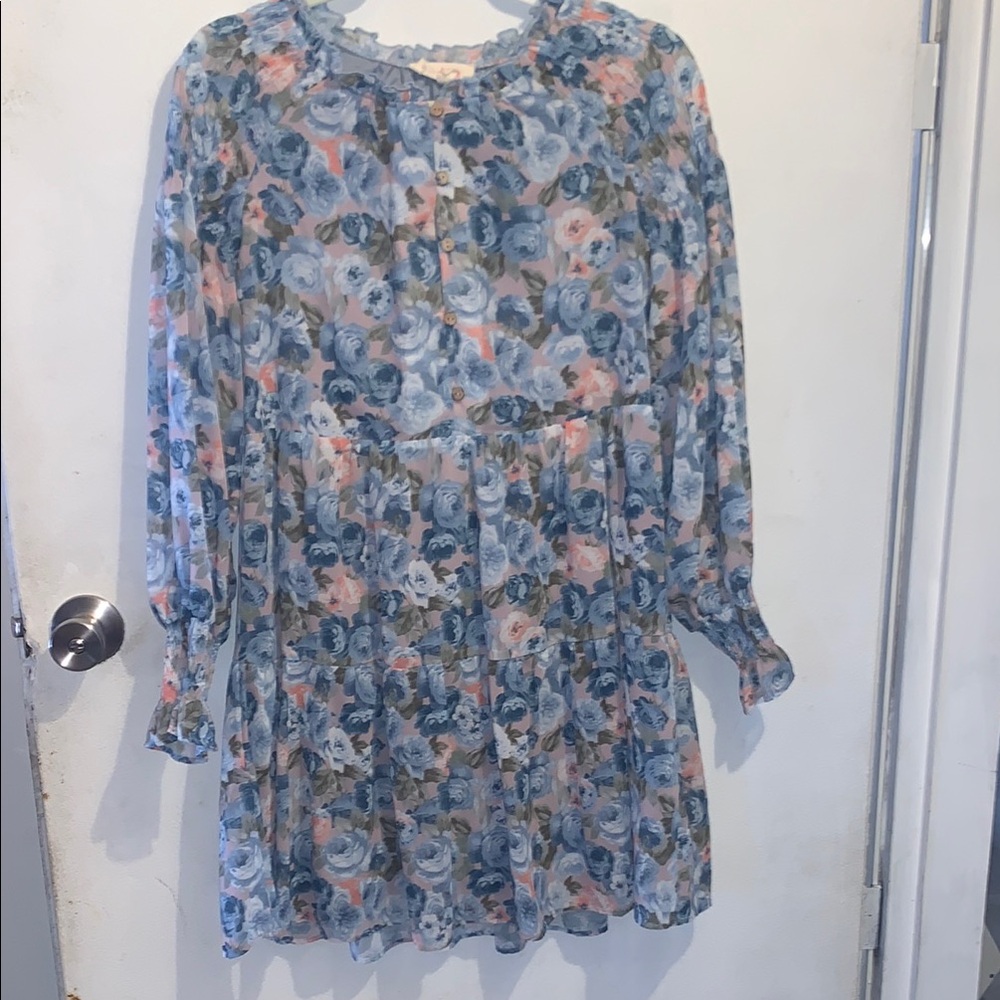 Floral Long Sleeve Dress